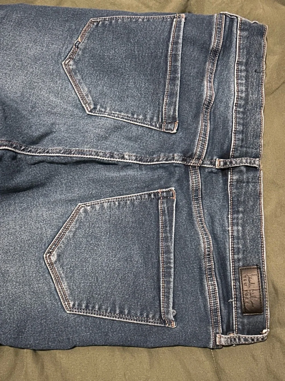 Nicole Miller SoHo High Rise Buttery Soft Blue Skinny Jeans Size 12 - Picture 11 of 17